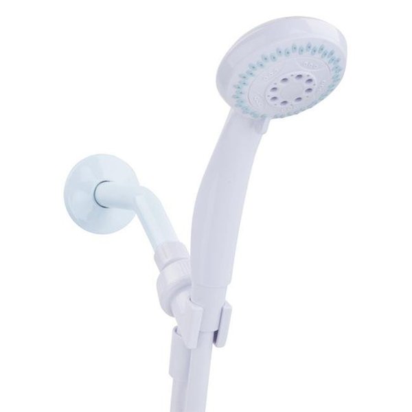 Oakbrook Collection Oakbrook 4705406 White 3 Settings Handheld Showerhead - 1.8 gpm 4705406